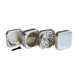 Best Buds ''The Cube'' Square Aluminium Grinder Rust (50mm)
