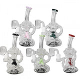 Blaze Dab Rig Recycler Bong Light Green