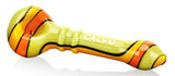 Calvo ''Signature Spoon'' Glass Smoking Pipe - Yellow/Orange