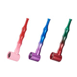 Champ High ''Seahorse'' Metal Smoking Pipe - Red/Pink