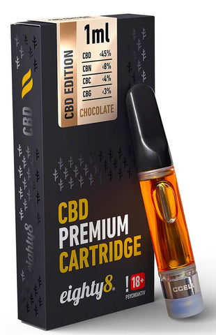Eighty8 CBD Oil Cartridge 45% - Chocolate