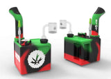 Piecemaker ''Cube'' Silicone Dab Rig Swirl