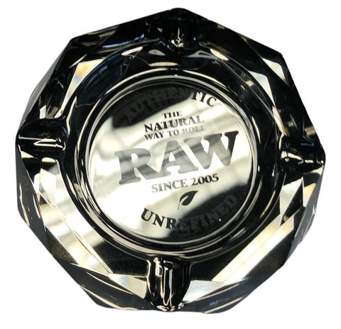 RAW ''The Dark Side'' Thick Glass Ashtray GIftbox - Puff Puff Palace