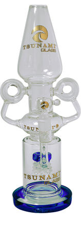 Tsunami Electric Shower Head Tree Honeycomb Bong - Puff Puff Palace