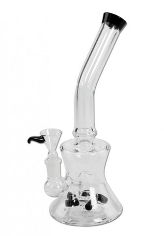 Black Leaf Glass 'Steam Turbine' Percolator Bong