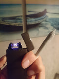 Novi Rechargeable Plasma Lighter - Metallic - Puff Puff Palace