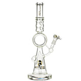 Tsunami Sprinkler Donut Recycler Ice Bong - Puff Puff Palace