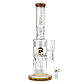 Tsunami Barrel Shower Head Drum Honeycomb Bong - Puff Puff Palace