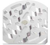 Kannastor Grey Mid Clear 4-part Grinder - Puff Puff Palace