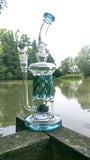 Tsunami 'Twisted Shower Head Recycler' Bong - Puff Puff Palace